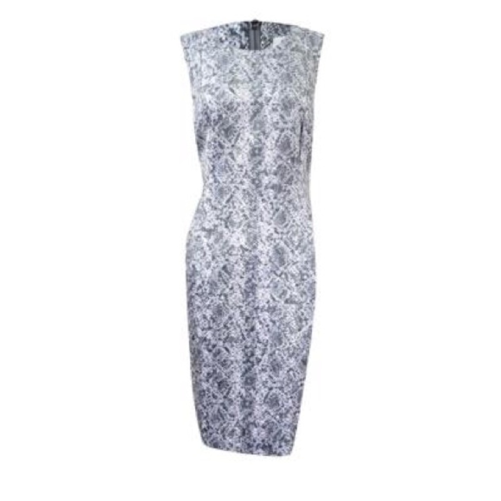 Calvin Klein Snakeskin Sheath Dress